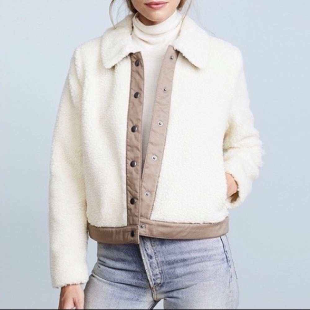 Madewell 100% Polyester Sherpa.